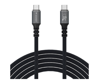 Kabel Wozinsky Kabel USB-C 240W 2m 4K czarny WPS-UY42S